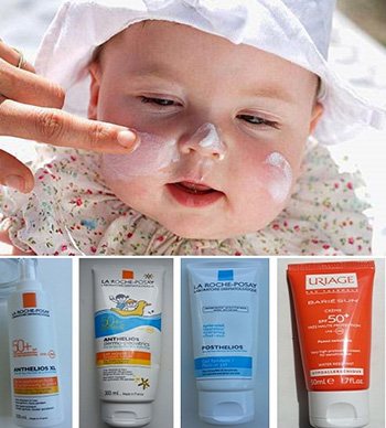 На кожу под открытым солнцем необходимо наносить фотозащитный крем, особенно нуждается в этом детская кожа